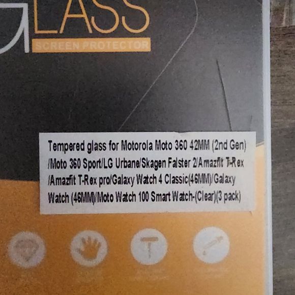 Supershieldz Tempered Glass Screen Protector for Samsung Galaxy Watch (46mm) - Picture 3 of 5